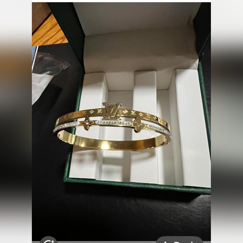Gold and Silver Bracelet